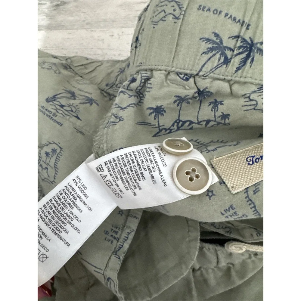 Tommy Bahama Relax Linen Blend Sage Green Pants - XL